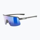 Sunglasses Uvex Dyrt smoke matt/mirror blue