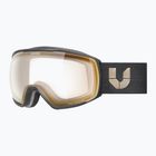 Ski goggles UVEX Ultimate Victorious Pro V S0-S4 black matt/vario red mirror