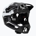 Children's bike helmet UVEX React Fullface Jr black/white matt