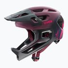 Children's bike helmet UVEX React Fullface Jr cranberry matt