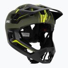 Children's bike helmet UVEX React Fullface Jr dark olive matt