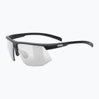 Sunglasses UVEX Aerios V black matt/smoke