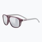Children's sunglasses UVEX Cosmic Jr cranberry/grey matt/mirror silver