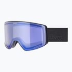 Ski goggles UVEX Scenic P S0-S4 black matt/mirror blue/pola