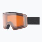 Ski goggles UVEX Ignite LG S2 black matte / orange