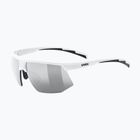 Sunglasses UVEX Aerios Small V white matt/smoke