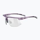 Sunglasses UVEX Aerios Small V purple matt/smoke