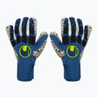 Uhlsport Hyperact Supergrip+ HN blue and white goalkeeper gloves 101123201