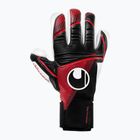 Children's goalkeeper gloves uhlsport Powerline Absolutgrip Finger Surround black/red/white