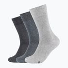 Men's Skechers Basic 3 pairs light grey melange socks