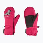 Children's ski gloves ZIENER LE Zoo Minis pop pink