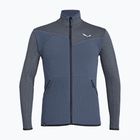 Men's Salewa Puez Hybrid PL FZ grey-blue fleece sweatshirt 00-0000027388