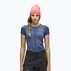 Women's trekking T-shirt Salewa Zebru Medium Warm Amr dark denim