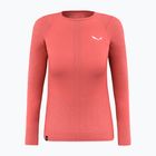 Salewa Zebru Med Warm AMR women's thermal longsleeve fluo coral