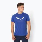 Men's Salewa Solidlogo Dry trekking shirt blue 00-0000027018