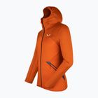 Salewa men's fleece sweatshirt Puez Melange PL FZ Hoody orange 00-0000027386