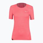 Salewa Puez Graphic 2 Dry women's trekking shirt pink 00-0000027400