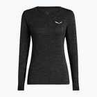 Women's trekking longsleeve Salewa Puez Melange Dry black out melange