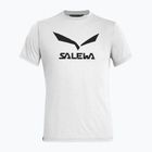 Men's Salewa Solidlogo Dry trekking shirt white 00-0000027018
