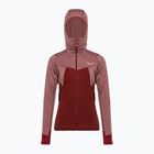 Salewa Puez Hybrid PL FZ Hoody women's fleece sweatshirt red 00-0000027389