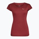 Salewa Puez Melange Dry syrah melange women's T-shirt