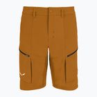 Men's trekking shorts Salewa Puez DST Cargo golden brown