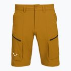 Men's trekking shorts Salewa Puez DST Cargo golden brown