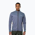 Salewa men's trekking sweatshirt Puez Waffle Hyb PL HD java blue