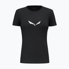 Salewa women's t-shirt Solid Dry black out
