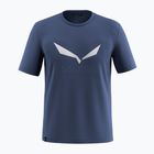 Men's Salewa Solidlogo Dry dark denim T-shirt