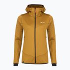 Salewa women's trekking jacket Sella Crevasse Hd golden brown