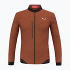 Men's trekking sweatshirt Salewa Pedroc PL 2 bombay brown