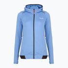 Women's trekking sweatshirt Salewa Pedroc PL Hooded morning blue