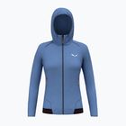 Women's trekking sweatshirt Salewa Pedroc PL Hooded morning blue
