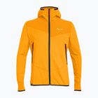 Men's trekking sweatshirt Salewa Agner Hybrid PL/DST FZ Hoody turmeric melange/0910