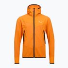 Men's trekking sweatshirt Salewa Agner Hybrid PL/DST FZ Hoody turmeric melange/0910