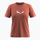 Women's T-shirt Salewa Solid Dry Etruscan Red