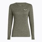 Women's longsleeve Salewa Puez Melange Dry faded green melange