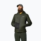 Men's hybrid jacket Salewa Pedroc Tirol Wool Air Hybrid dark olive