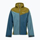 Men's rain jacket Salewa Puez Aqua 4 PTX 2.5L olive oil/multi