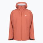 Women's rain jacket Salewa Puez Aqua 4 PTX 2.5L etruscan red