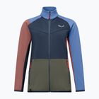 Women's trekking sweatshirt Salewa Puez Cammio PL Blueberry/Multi