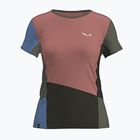 Women's trekking T-shirt Salewa Puez Sporty Dry desert pink/multi