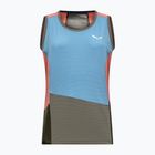 Women's trekking tank top Salewa Puez Sporty Dry morning blue multi