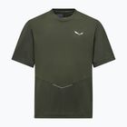 Men's T-shirt Salewa Pedroc Dry Hyb dark olive
