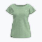 Women's trekking shirt Salewa Puez Melange Dry pastel green melange