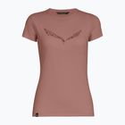 Women's T-shirt Salewa Solid Dry desert pink