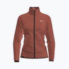 Women's trekking sweatshirt Salewa Puez Warm Full Zip etruscan red
