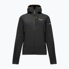 Women's fleece sweatshirt Salewa Ortles Fleece Pro Hooded Black Out