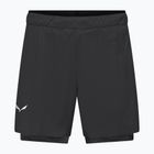 Men's trekking shorts Salewa Pedroc DST 2IN1 black out